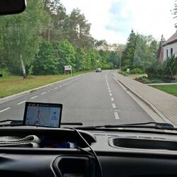Endlich auf der Straße...