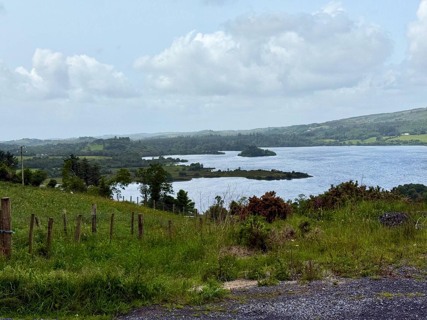 Loch Eske from our e-bikes