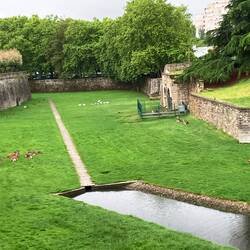 Part of the gardens in Pamplona