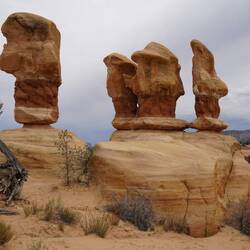 Steinerne Zwerge im Devils Garden