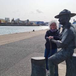 Der Gründer der Pfadfinderbewegung als Statue verewigt