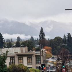 A very overcast Queenstown
