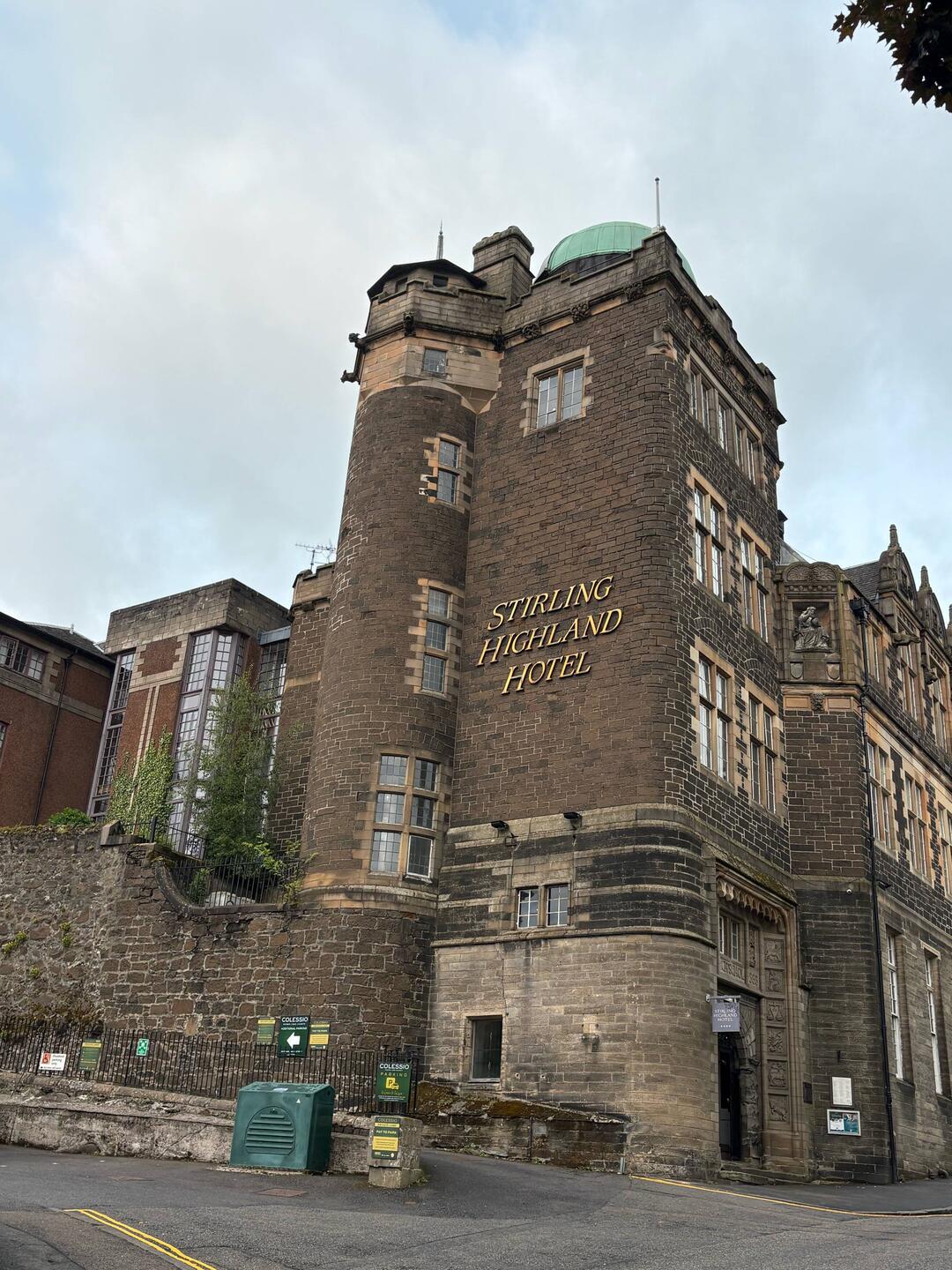 Stirling Hotel was originally a school, now it is a hotel, spa & wedding venue