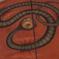 Affresco nella cattedrale: Il serpente del Paradiso (Hugo Simberg)