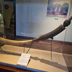 Siwa, ceremonial side blow horn, made of ivory in 1688