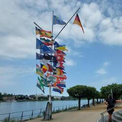 ....und schon sind wir in Beuel mit Sicht auf Bonn