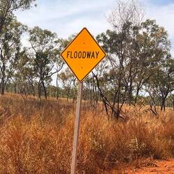 Many floodways to cross, most with water