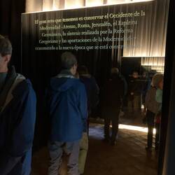 In the middle between the past and future says this bishop