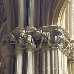 Pre gothic capitals