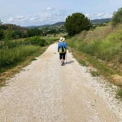 Beth along the Camino
