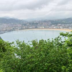 First glimpse of San Sebastián