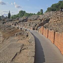 Hier waren die Kampfsportler...