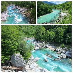 Trnovo ob Soča - die "Slalomstrecke"