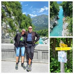 Napoleonsbrücke - weiter nach Trnovo ob Soča