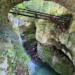 Blick in einen Gumpen