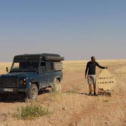 Wir überqueren den südlichen Wendekreis, ein großer Meilenstein