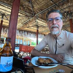 Am Ziel gab es zu allererst das Moussaka von Muttern der Villa Yianna gekocht.