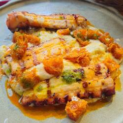 ... gegrillter Oktopus ...