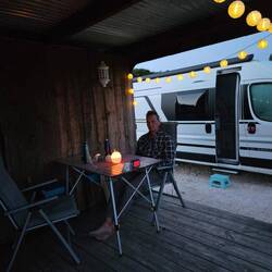 Abend auf der Terrasse