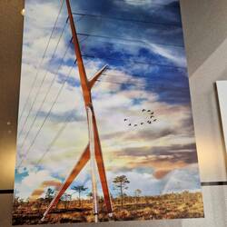 Strommast im neuen Design