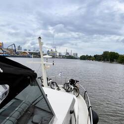 Frankfurter Skyline in Sicht