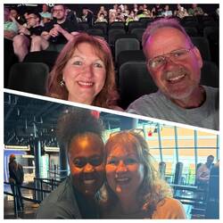 Nette Begleitung und nette Einlassdame