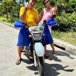Biking around town 😎