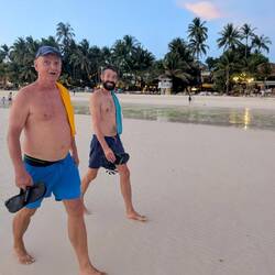 Walk on the beach for sunset 🌅