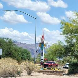 Apache junction von der Rückseite