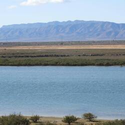 View to the Flinders Ranges from our caravan park