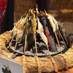 Fish on a Stick. YUM!