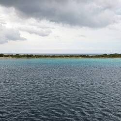 Inyeug, or "Mystery Island," from our balcony.