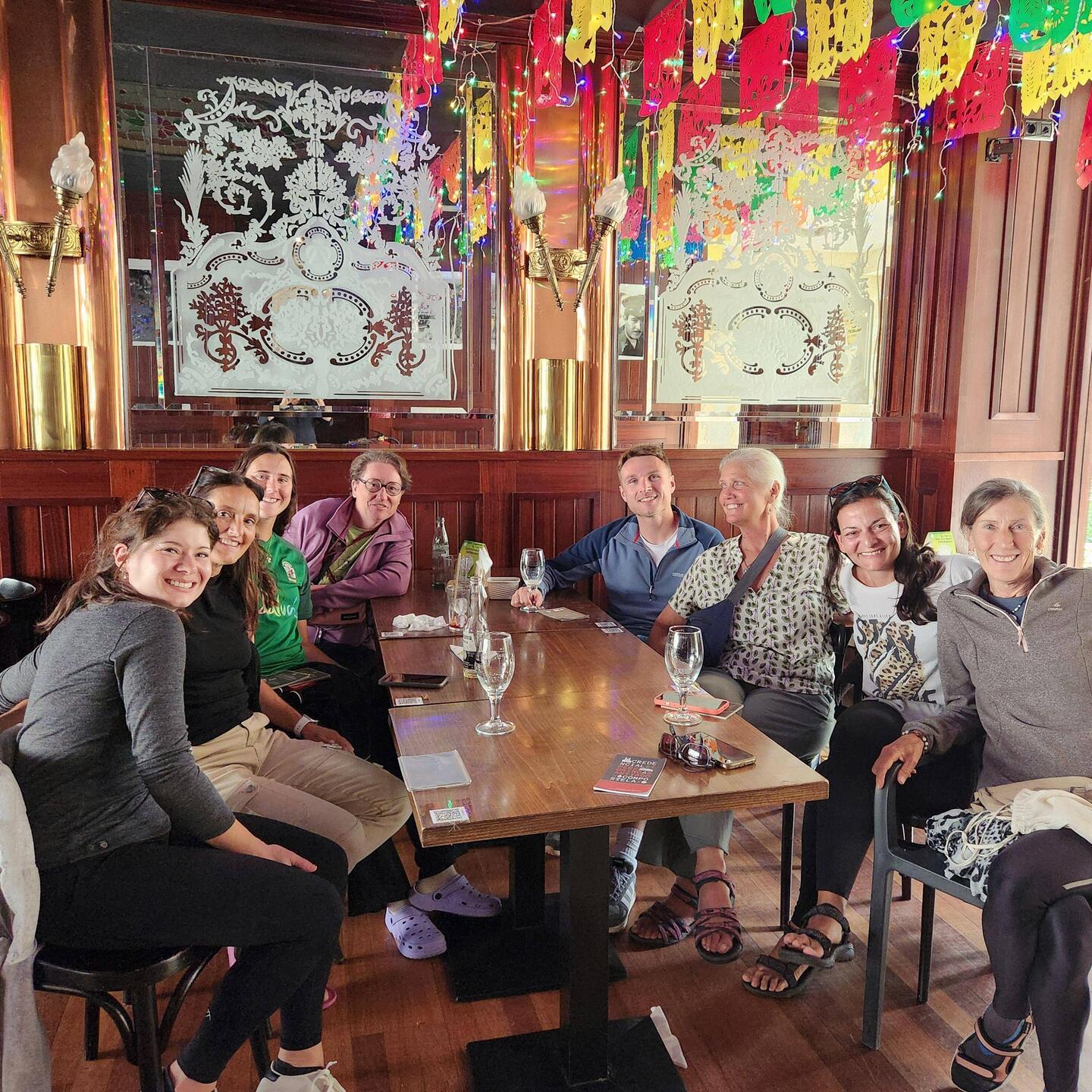 The albergue group. The last night before our last walk into Santiago tomorrow.