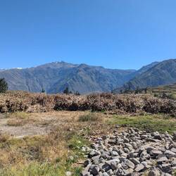 Blick aus Cabanaconde (Zielort nach Wanderung)