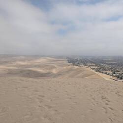 Übergang Wüste zu Stadt