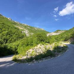 Eine sanfte Serpentine