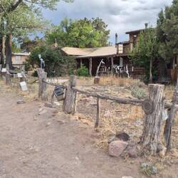 Unser Lagerplatz in Pie Town: das Toaster-Haus