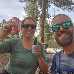 Eine weitere gerne akzeptierte Gabe aus einem vorbeikommenden Geländewagen