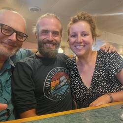 Abendessen mit dem Schweizer Urs, der die Route leider in Grants verlässt