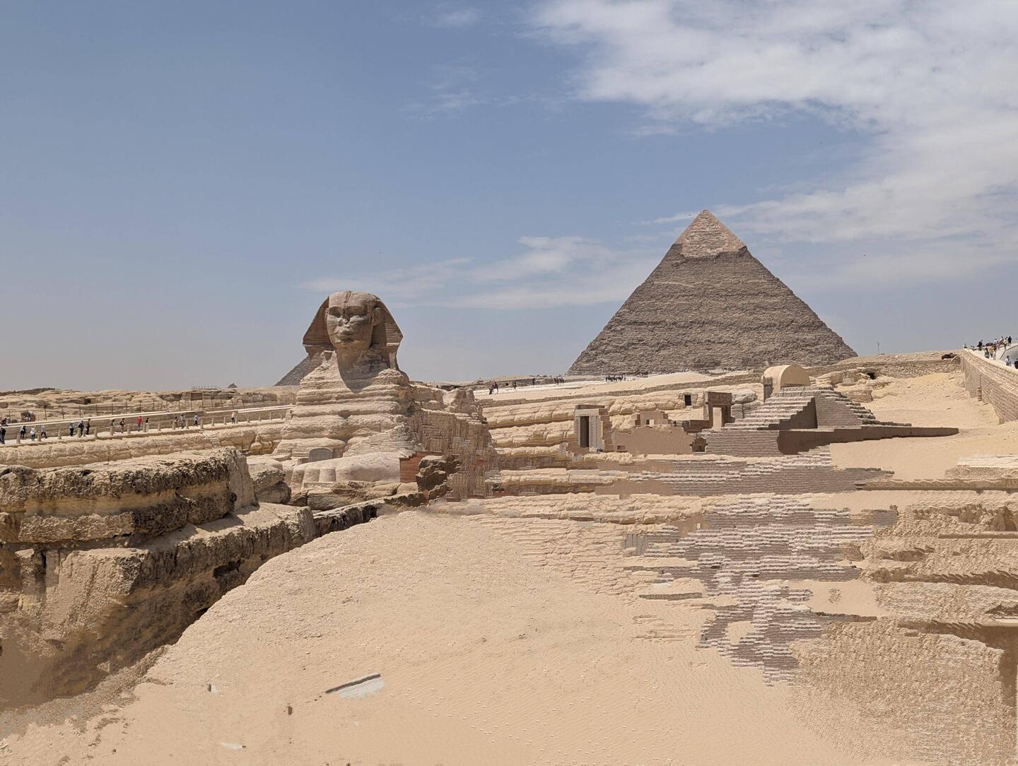 Sphinx is the protector outside the royal's necropolis