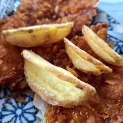 Interessant geschnittene Fritten