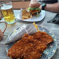 Mittags bei Pivovarna Union