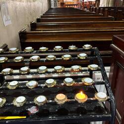 A little church in the little village. Offered some prayers to remember Sonia and Chris