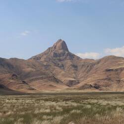 Die Landschaft wechselt am Nachmittag...