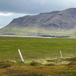 Spot the road on the far side? This will be a long hard battle against the wind.