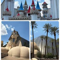 Themenhotels Luxor und Excalibur