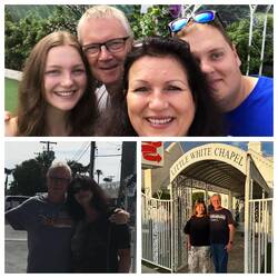 Vor 8!Jahren mit unseren Kindern und jetzt wieder