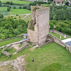Blick auf die Burganlage