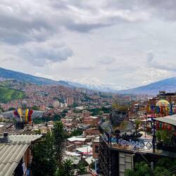 La vue de la comuna 13
