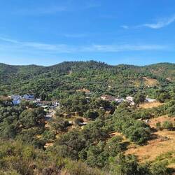 A view of the town from the top